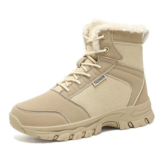 Damen gefütterte Winterstiefel mit rutschfester Profilsohle und komfortablem Innenfutter EB