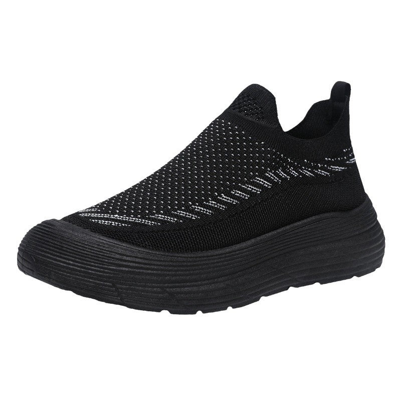 Damen Slip-On Sneakers mit atmungsaktivem Obermaterial von EB