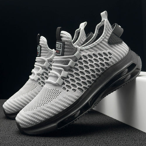 Damen Sportliche luftige Sneakers mit dämpfender Sohle EB