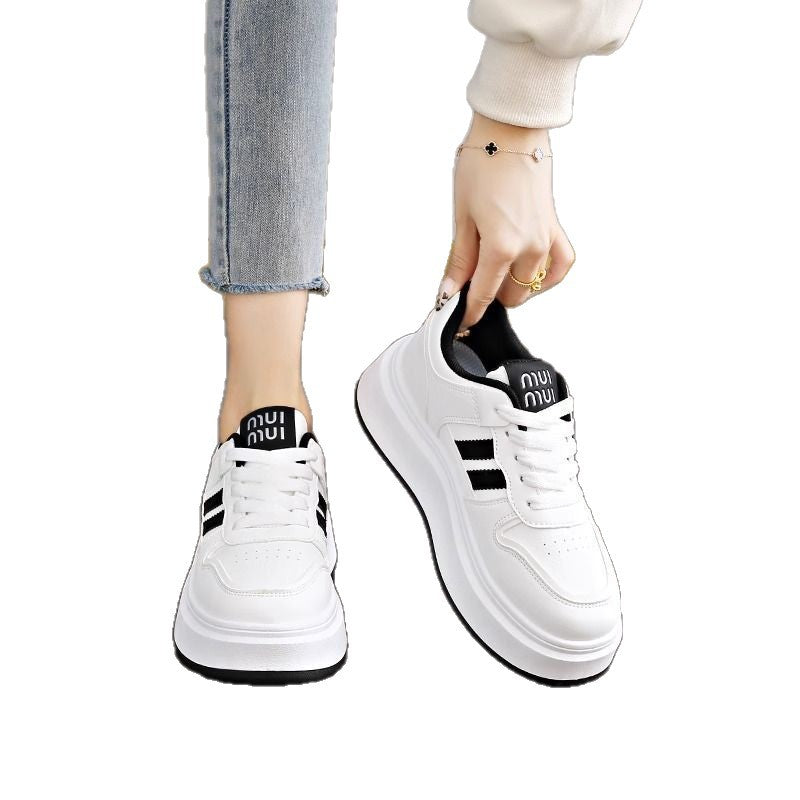 Damen Sportliche Sneakers mit doppelter Dämpfung und atmungsaktiver Mesh-Oberfläche EB