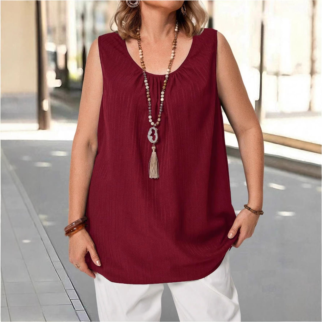 Damen Weiter Schnitt Tank-Top mit lässigem Stil EB