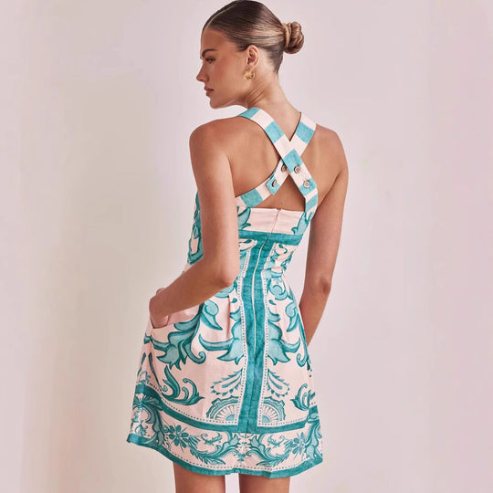 Damen Sommerkleid mit elegantem Design und praktischen Taschen EB