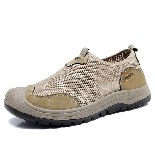 Damen Sportliche Freizeitschuhe mit atmungsaktiven Mesh-Einsätzen und rutschfester Sohle EB