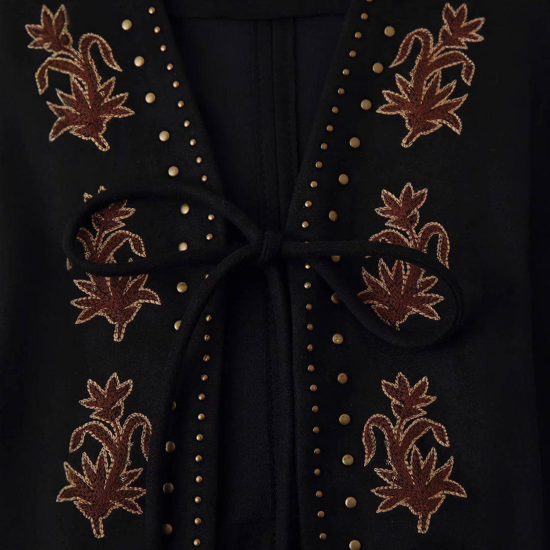 Damen Elegante und kunstvoll gestickte Weste EB