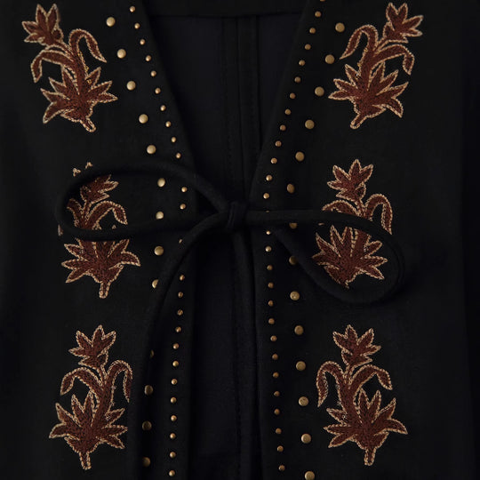 Damen Elegante und kunstvoll gestickte Weste EB