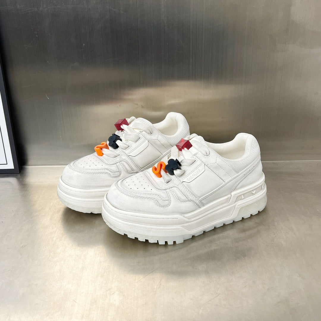 Damen Sportliche Chunky Sneakers mit innovativem Schnürsystem und hohem Komfort EB