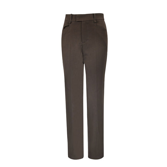 Damen Klassische Stoffhose mit hohem Bund und geradem Bein EB