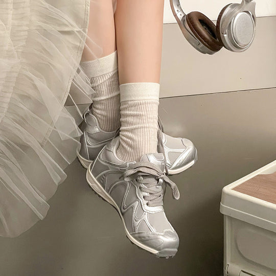 Damen Sportliche Sneakers mit atmungsaktivem Obermaterial und dämpfendem Fußbett EB