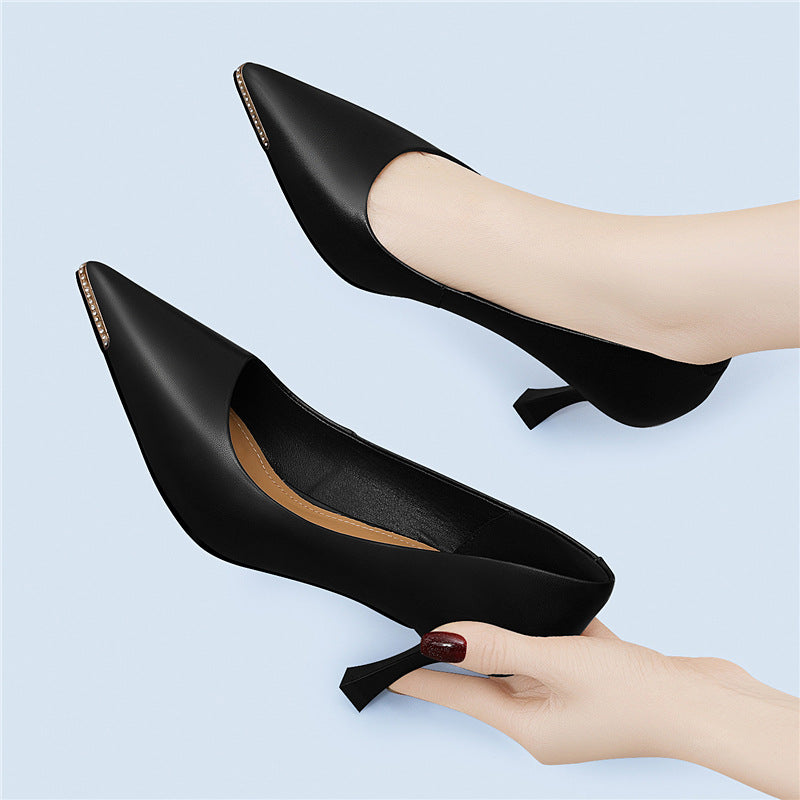 Damen elegante High-Heels mit raffinierter Absatzgestaltung EB