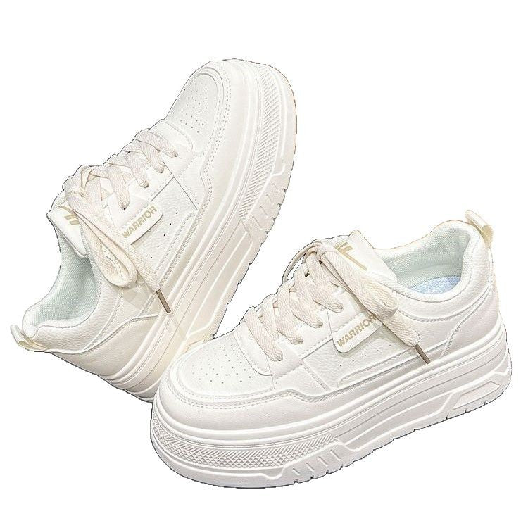 Damen Komfortable Sneakers mit dicker Sohle und atmungsaktivem Obermaterial EB
