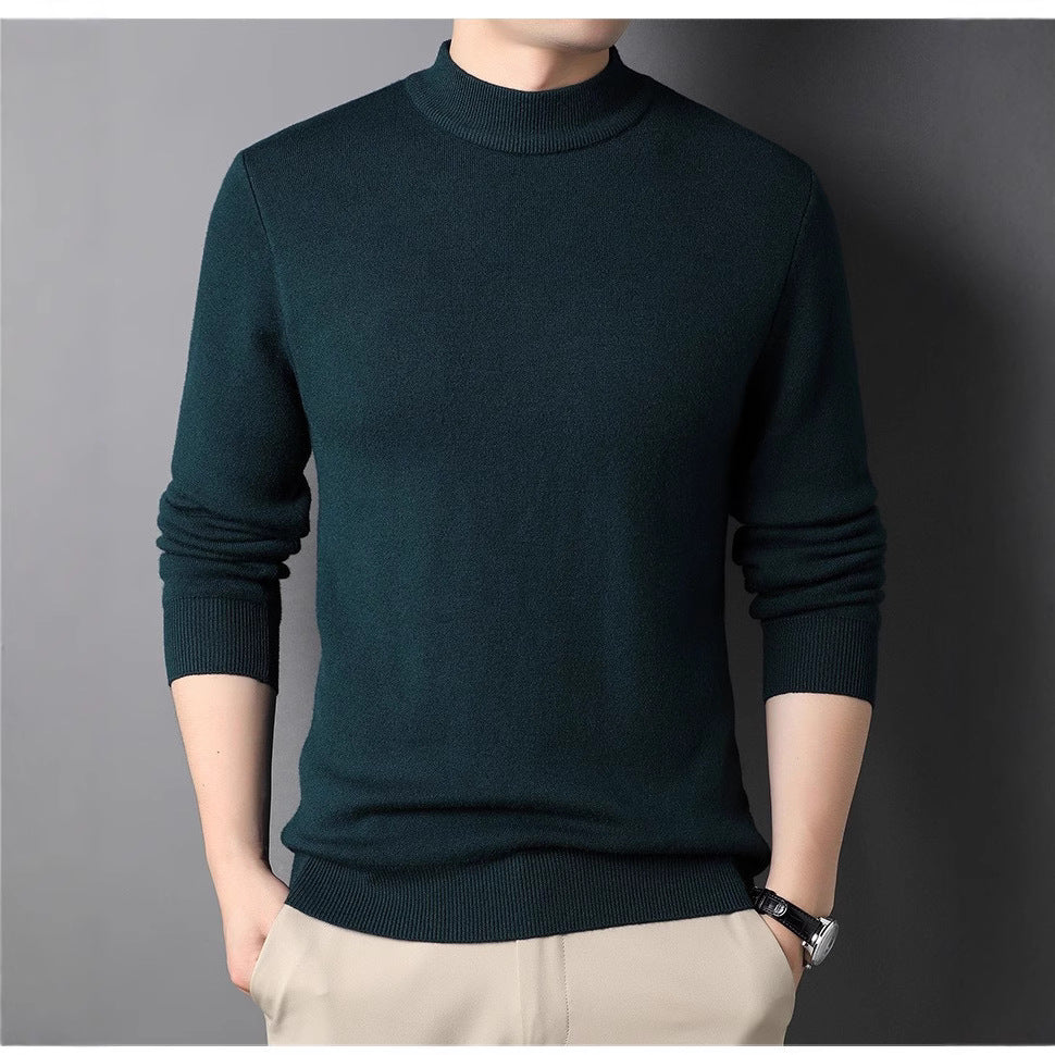 Herren Feinstrickpullover mit Rollkragen und soften Materialien EB
