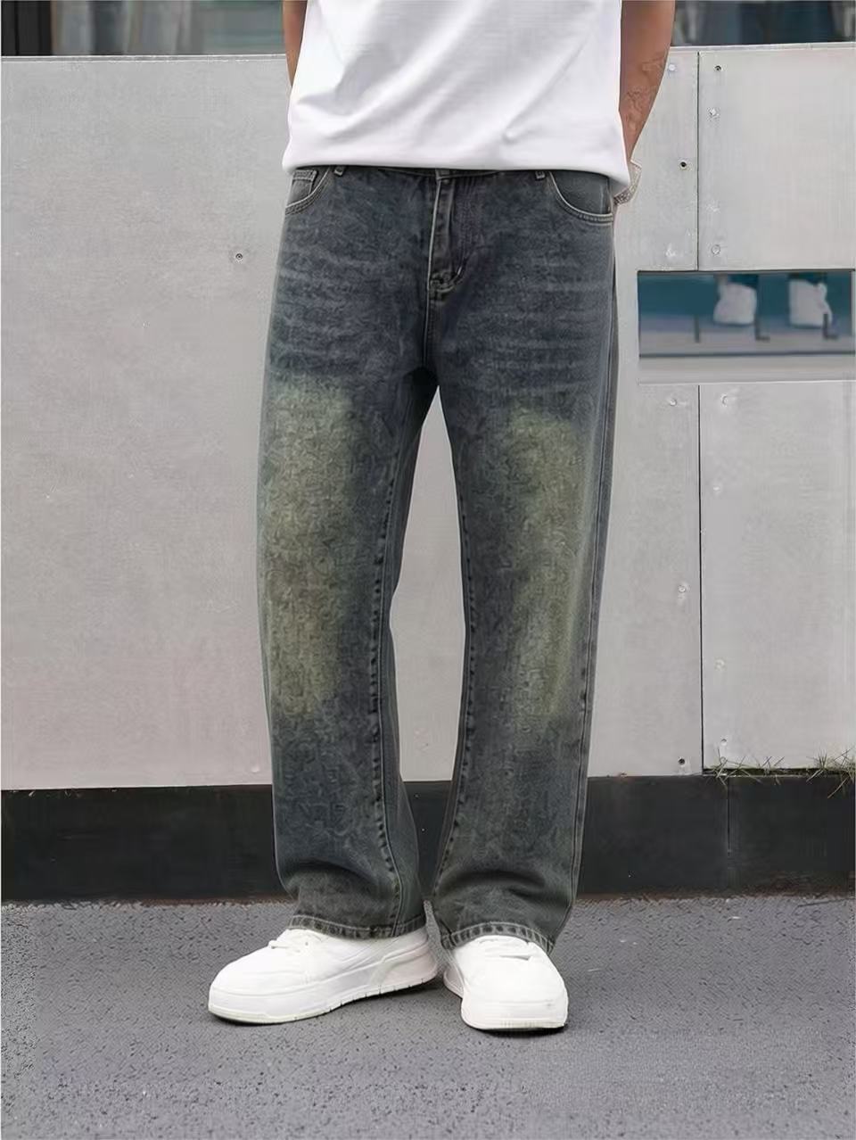 Herren lässige Jeans mit einzigartigem Design EB