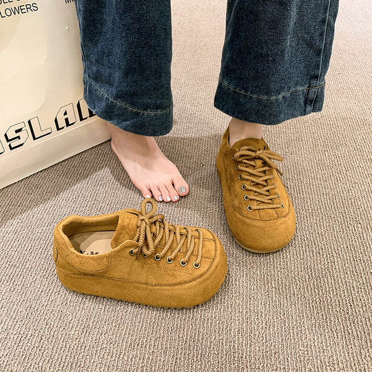 Damen Komfortable Sneaker aus weichem Wildleder EB
