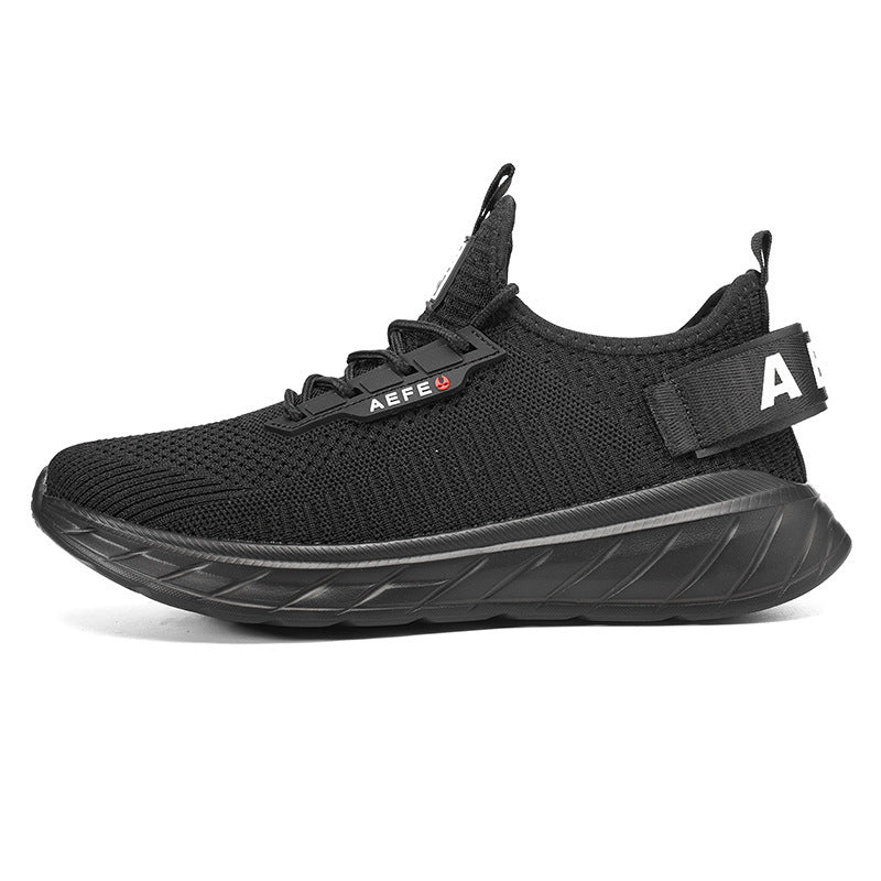 Damen Sportliche Strick-Laufschuhe mit elastischem Obermaterial EB