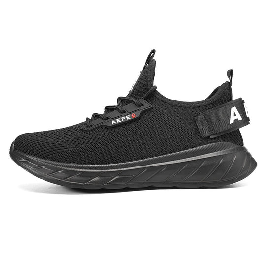 Damen Sportliche Strick-Laufschuhe mit elastischem Obermaterial EB