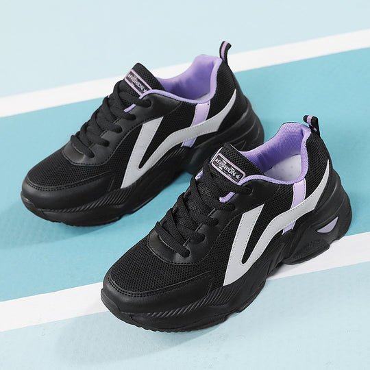 Damen Sportliche Mesh-Laufschuhe mit stoßdämpfender Sohle und flexibler Passform EB
