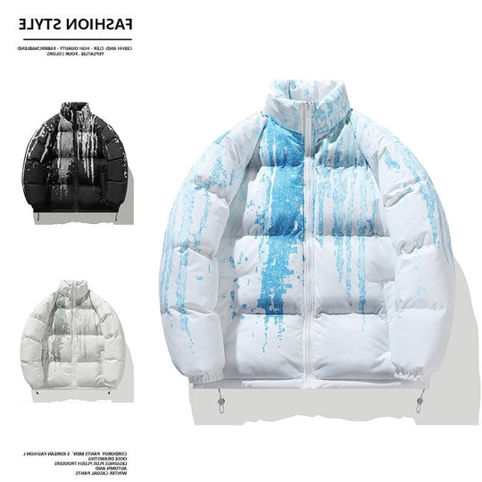 Damen Winterpufferjacke mit elastischen Bündchen und stylischem Design EB