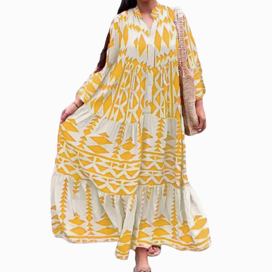EB | Elegantes lockeres Hemd-Rock-Kleid