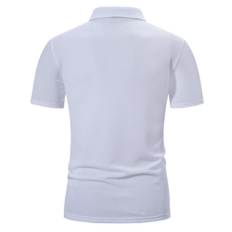 Herren Polohemd mit strukturiertem Design und modernen Akzenten EB