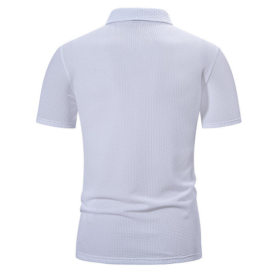 Herren Polohemd mit strukturiertem Design und modernen Akzenten EB