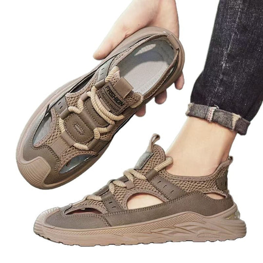 Damen Sportliche Sandalen mit atmungsaktivem Mesh-Innenfutter von EB