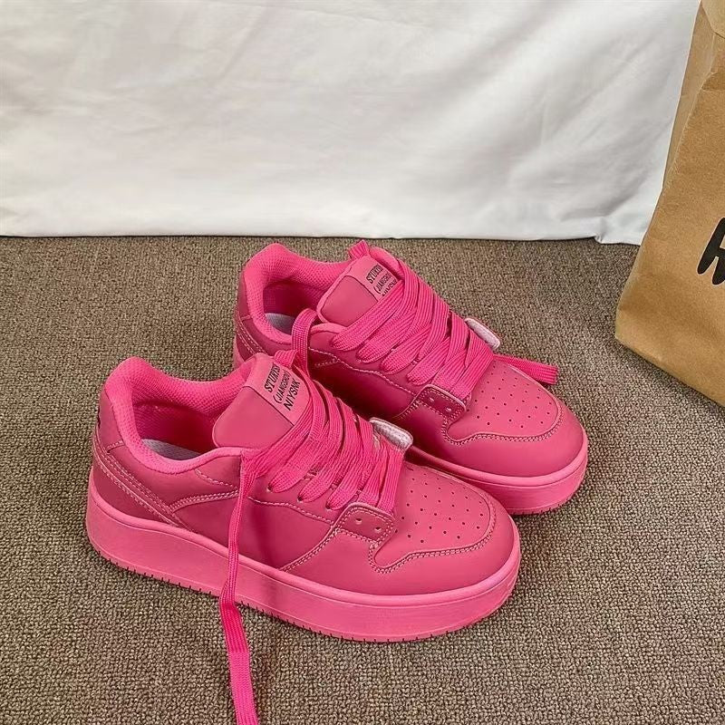 Damen Chunky Sneakers mit atmungsaktiver Oberflächenstruktur und dämpfender Sohle EB