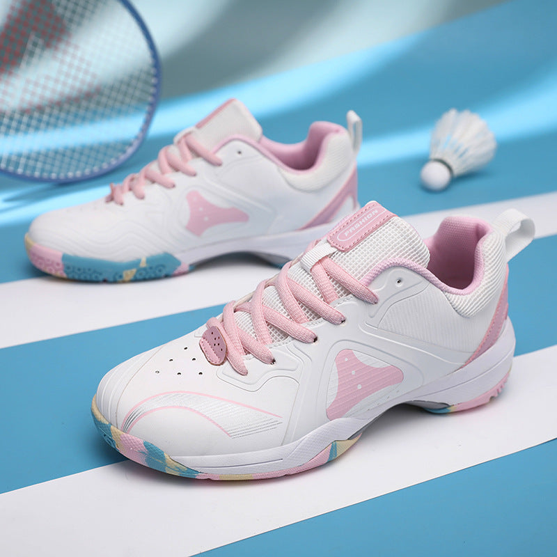 Damen Sportliche Badminton-Sneaker mit dämpfender Sohle und atmungsaktivem Obermaterial EB