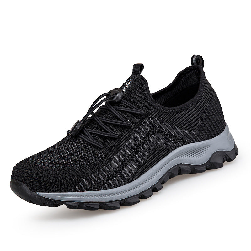 Damen Sportliche Schnürsneaker mit atmungsaktiver Struktur EB
