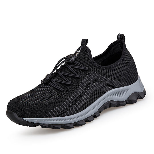 Damen Sportliche Schnürsneaker mit atmungsaktiver Struktur EB
