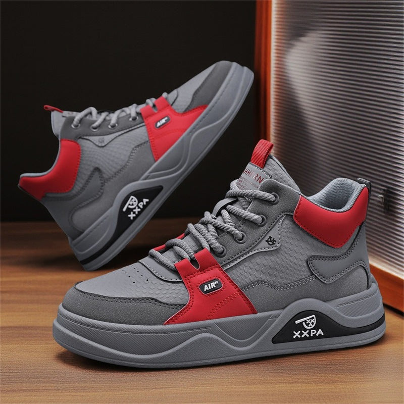 Damen Sportliche High-Top Sneakers mit stoßdämpfender Sohle und atmungsaktivem Obermaterial EB