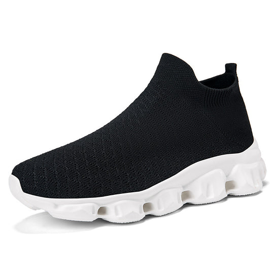 Damen High-Top Strick-Sneaker mit luftiger Sohle EB