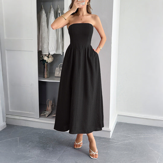 Damen Sommerliches Maxikleid im eleganten Streifenmuster EB