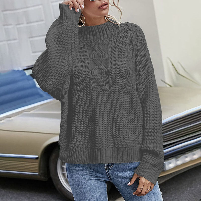 EB | Pullover Mit Zopfmuster Und Gemütlichem Stil