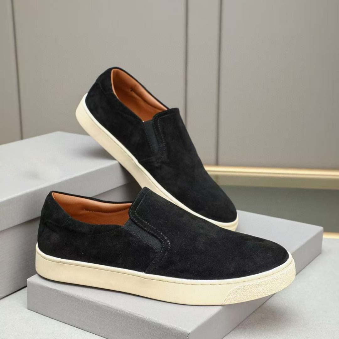 Damen Mokassin Sneakers aus weichem Wildleder EB
