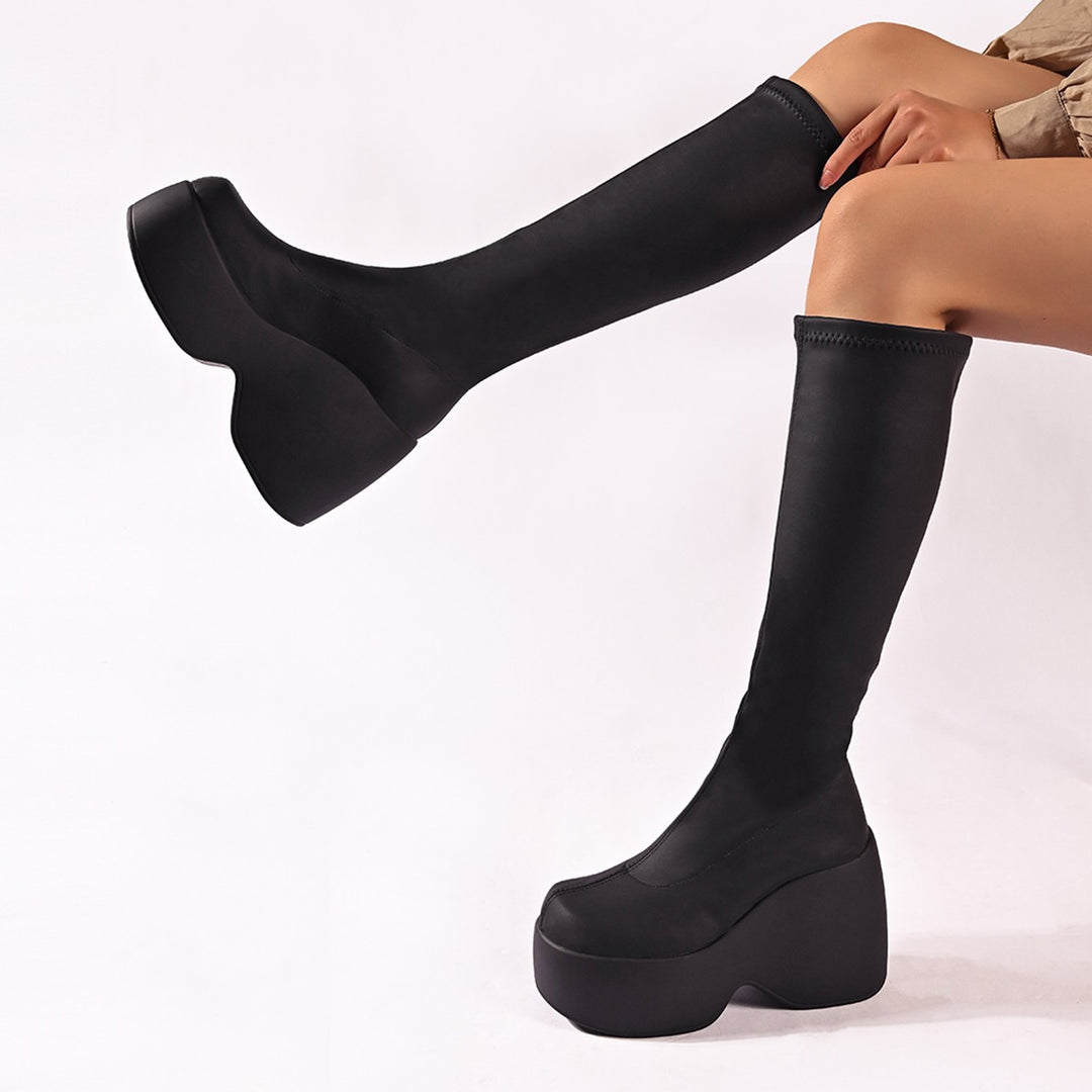 Damen High-Performance Plateau-Stiefel mit ergonomischem Design und rutschfester Sohle EB