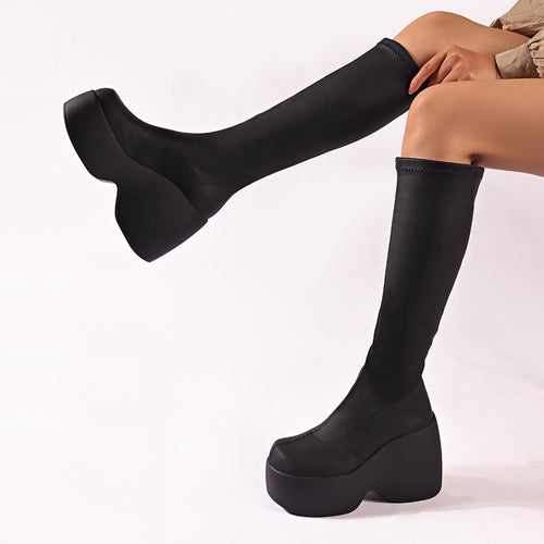 Damen High-Performance Plateau-Stiefel mit ergonomischem Design und rutschfester Sohle EB