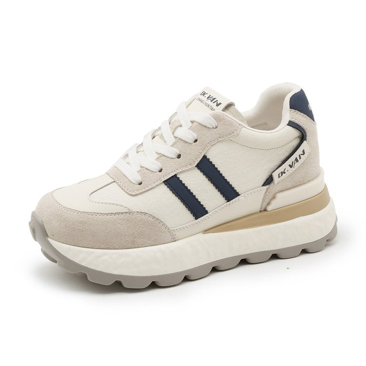Damen Trendige Lifestyle-Sneaker mit gepolsterter Sohle und strukturiertem Obermaterial EB
