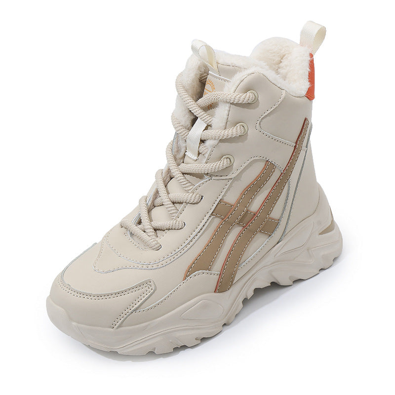 Damen Plüschgefütterte Winter Sneakers EB