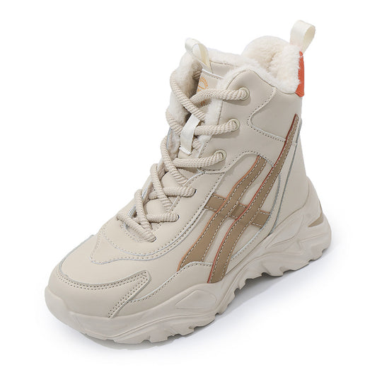 Damen Plüschgefütterte Winter Sneakers EB