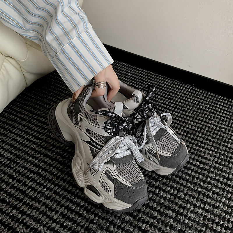 Damen Sportliche Sneakers mit innovativem Design und atmungsaktiver Obermaterialstruktur EB
