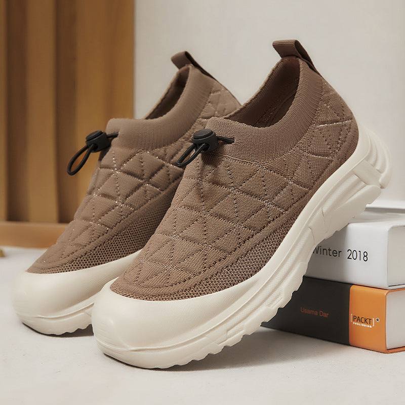 Damen Leichte und flexible Slip-On Freizeitschuhe EB