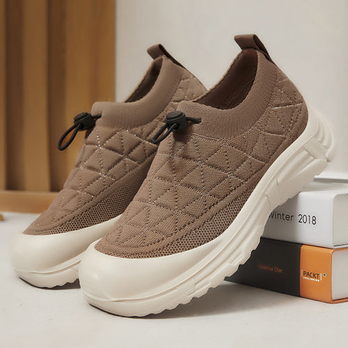 Damen Leichte und flexible Slip-On Freizeitschuhe EB