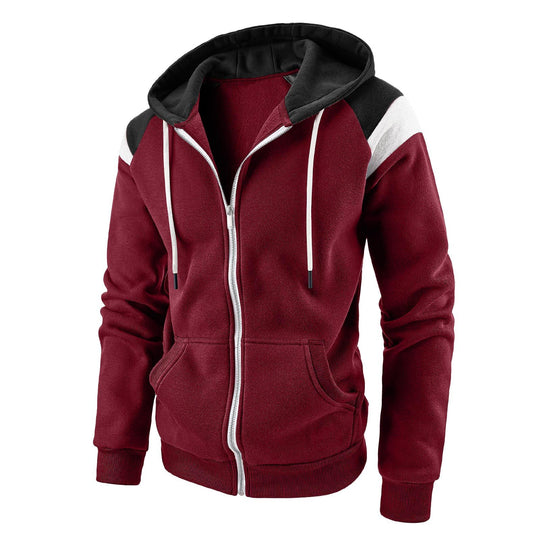 Herren sportlicher Kapuzenzipper EB