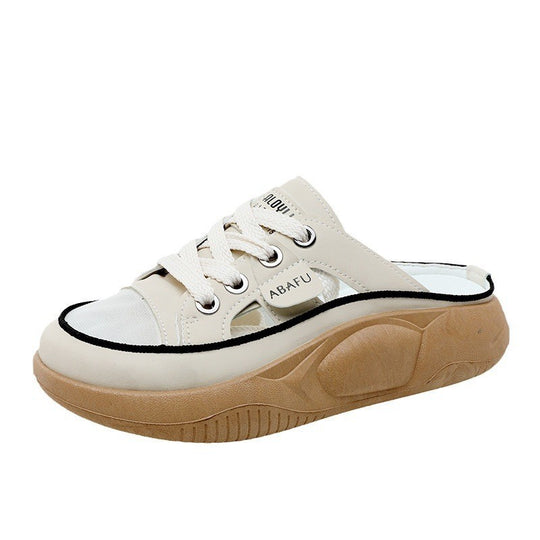 Damen Sneaker Slipper mit atmungsaktiver Mesh-Struktur und bequemer Sohle EB