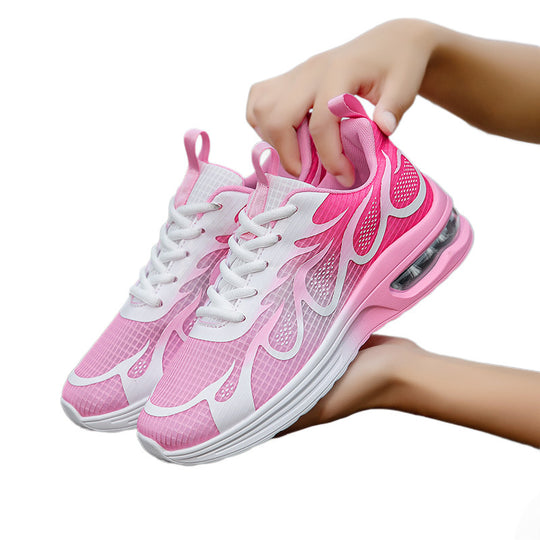 Damen Sportliche Sneakers mit atmungsaktiver Oberflächenstruktur und stützender Dämpfung EB