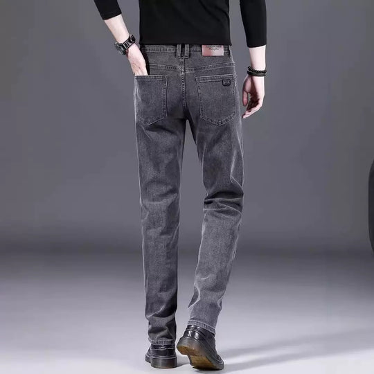 Herren modische Slim-Fit Jeans aus weichem Denim EB