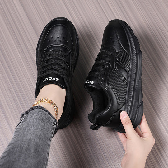Damen nan modische Komfort-Walking-Sneaker mit stoßabsorbierender Mehrschichtsohle und gepolstertem Einstieg EB