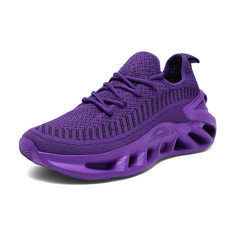 Herren leichte atmungsaktive Strick-Sneaker mit gedämpfter ergonomischer Laufsohle EB