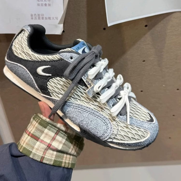 Damen sportliche Laufschuhe mit atmungsaktivem Obermaterial und dämpfender Sohle EB