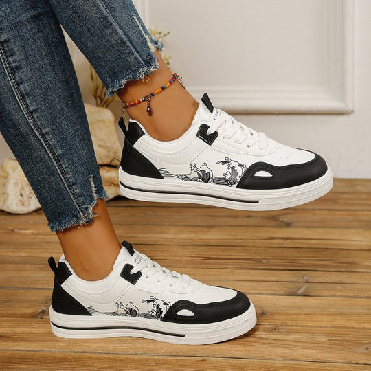Damen Sneakers im lässigen Grafikdesign mit hohem Tragekomfort EB